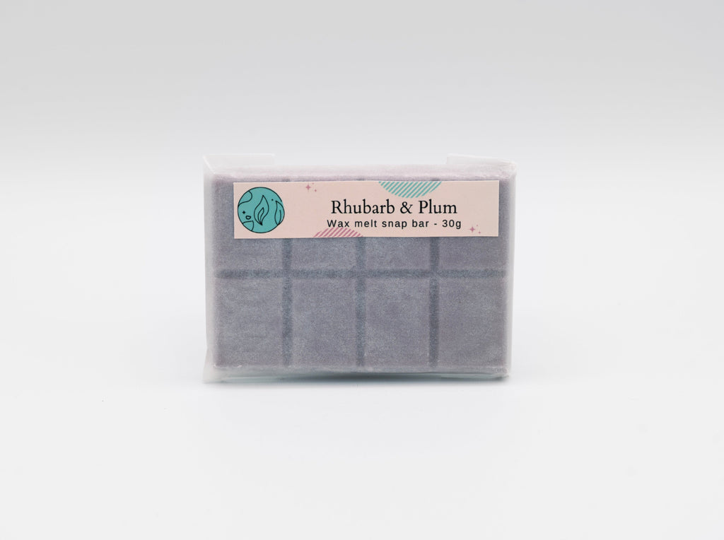 Rhubarb & Plum Wax Melt Snap Bar