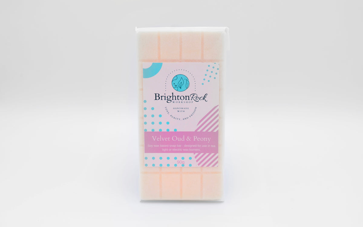 Velvet Oud & Peony Wax Melt Snap Bar