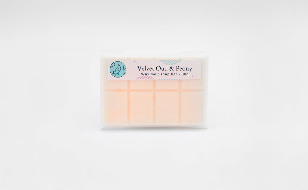 Velvet Oud & Peony Wax Melt Snap Bar