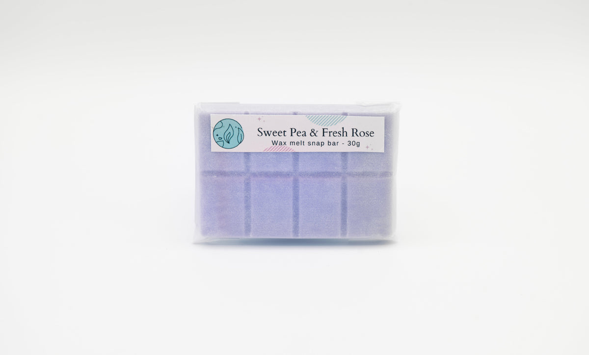 Sweet Pea & Fresh Rose Wax Melt Snap Bar