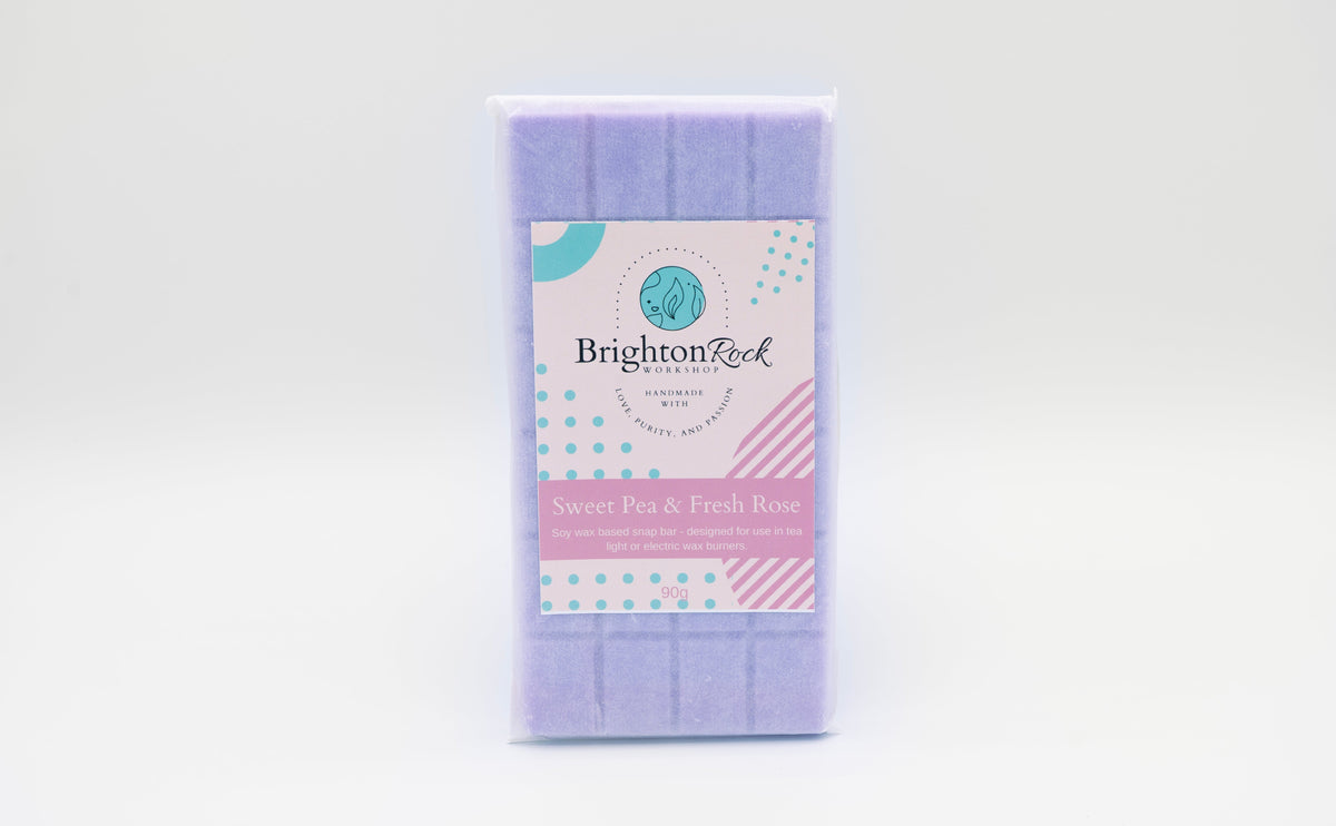 Sweet Pea & Fresh Rose Wax Melt Snap Bar