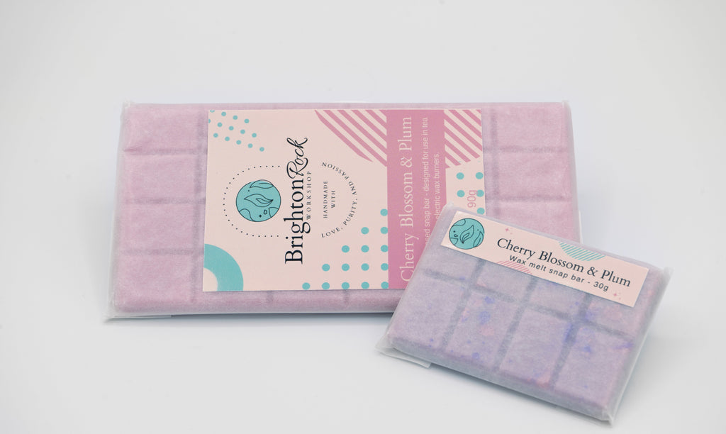 Cherry Blossom & Plum Wax Melt Snap Bar