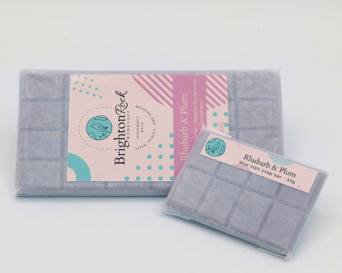 Rhubarb & Plum Wax Melt Snap Bar
