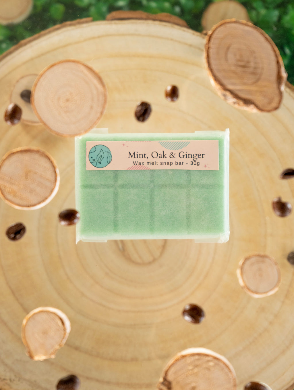 Mint, Oak & Ginger Wax Melt Snap Bar