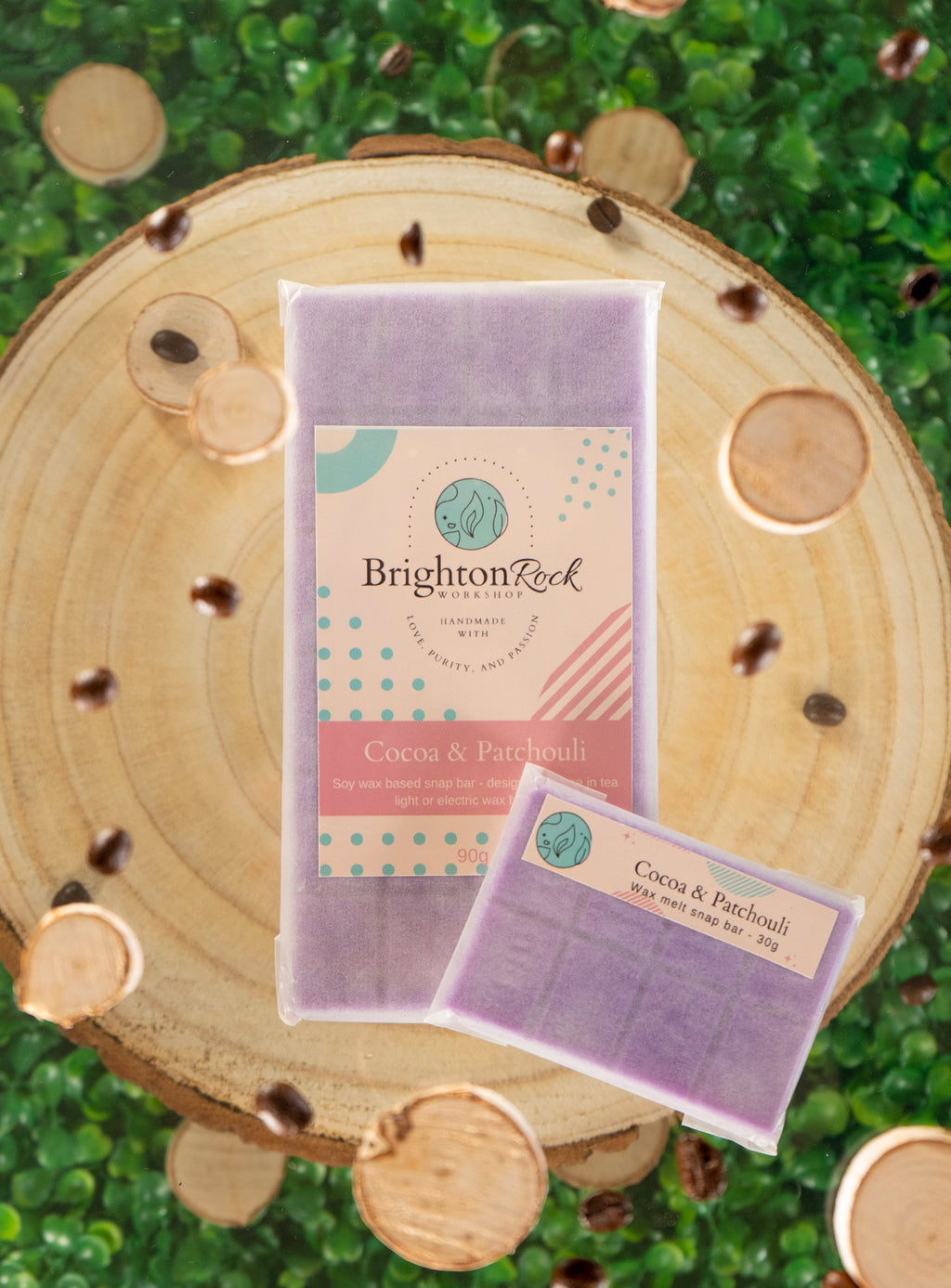 Cocoa & Patchouli Wax Melt Snap Bar