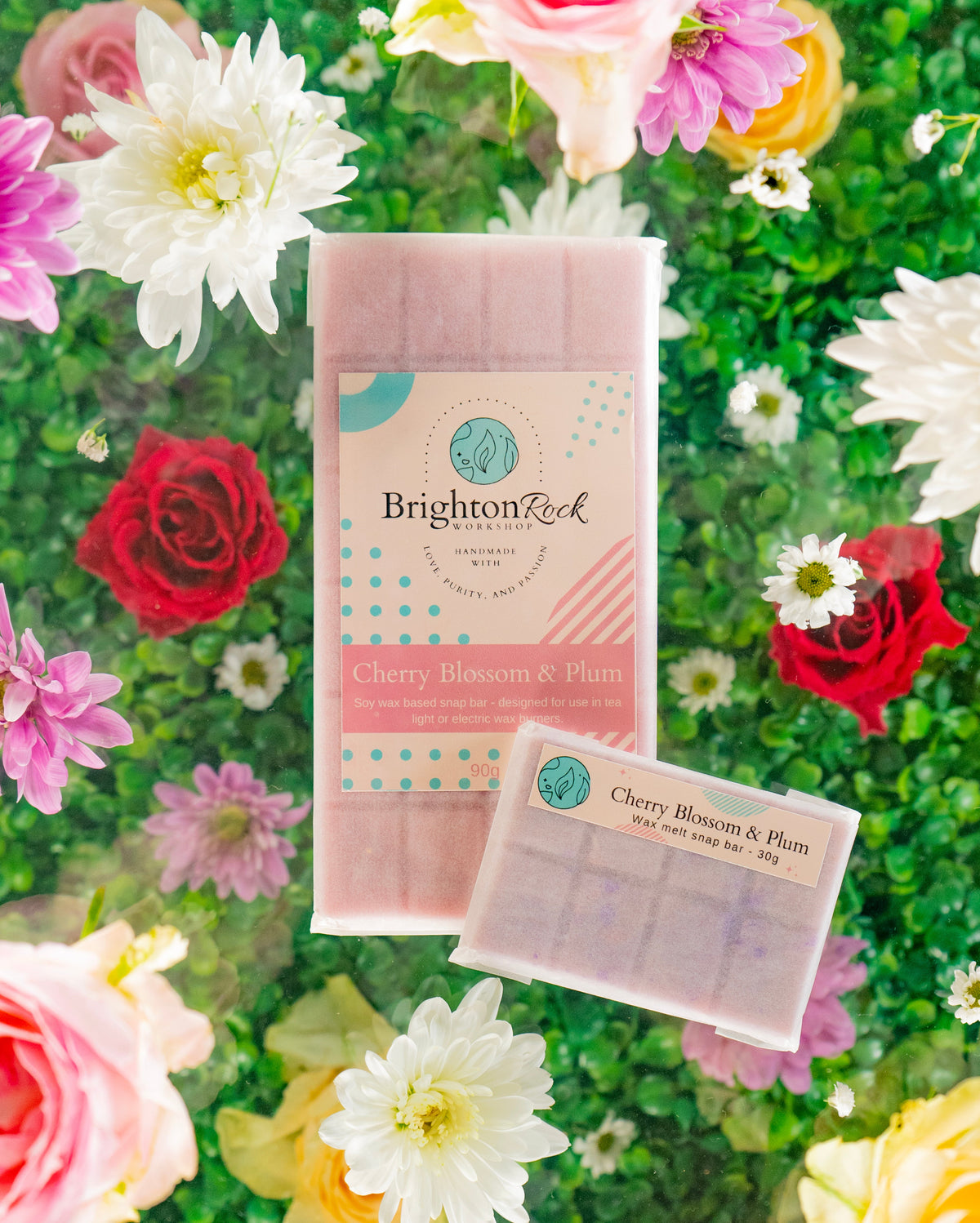 Cherry Blossom & Plum Wax Melt Snap Bar