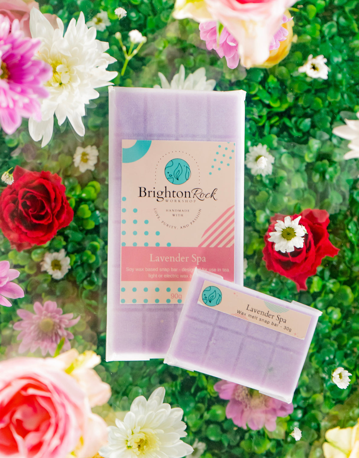 Lavender Spa Wax Melt Snap Bar