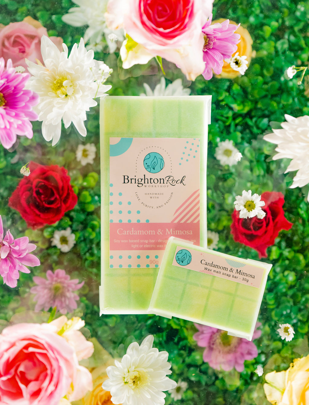 Cardamom & Mimosa Wax Melt Snap Bar