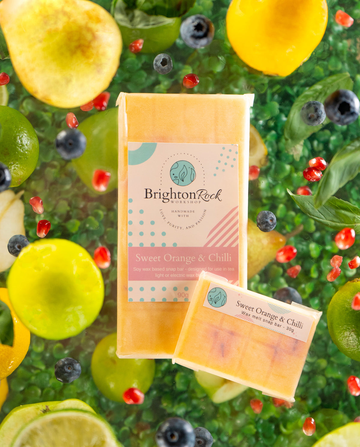 Sweet Orange & Chilli Wax Melt Snap Bar