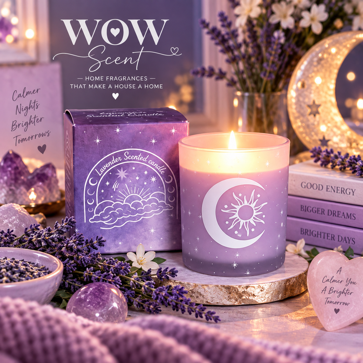 Lavender Scented Candle | Mood Collection | WOWscent