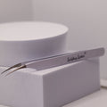 Angled Swoop Tweezers Smooth Tip