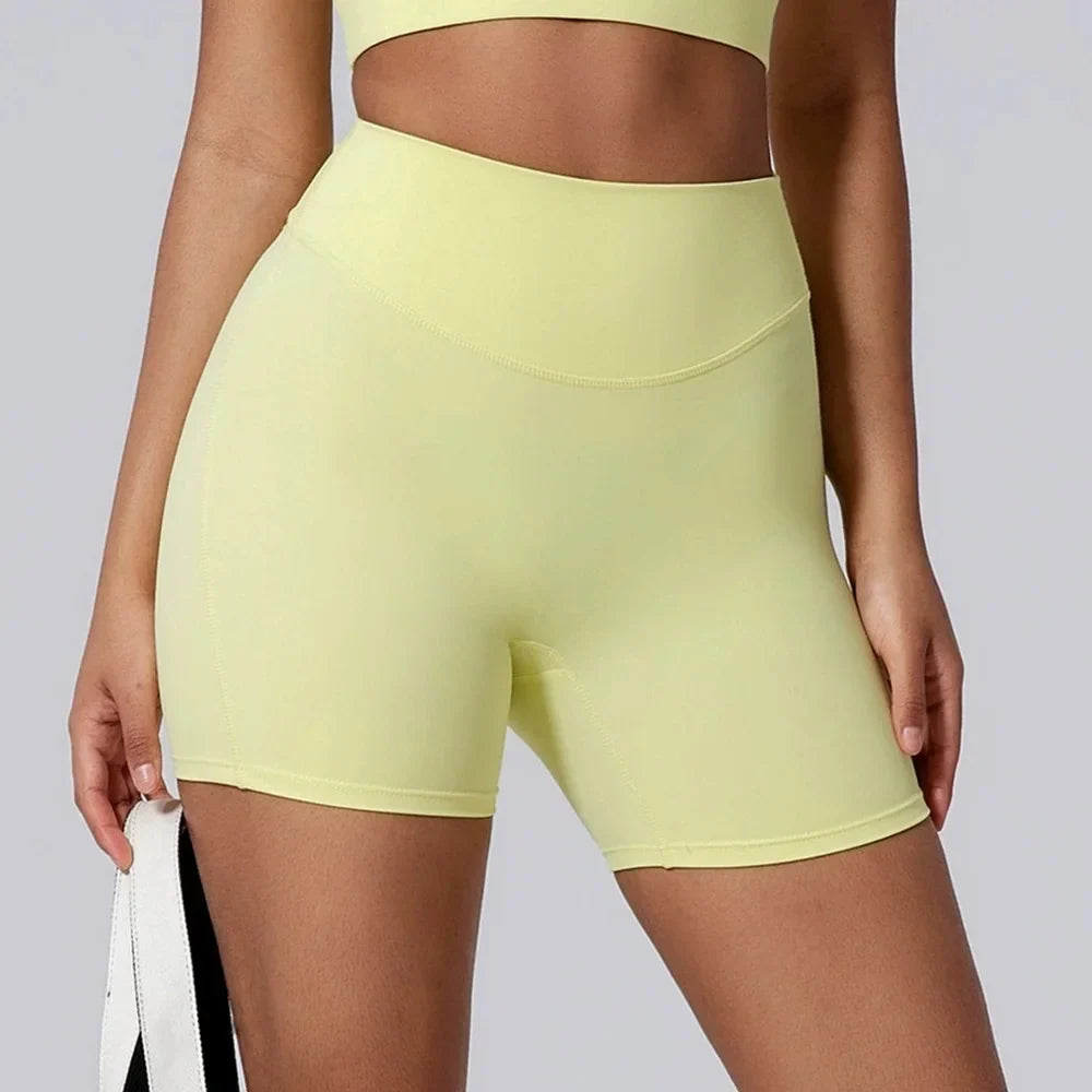 Women's Sports Bra and Shorts Workout Set