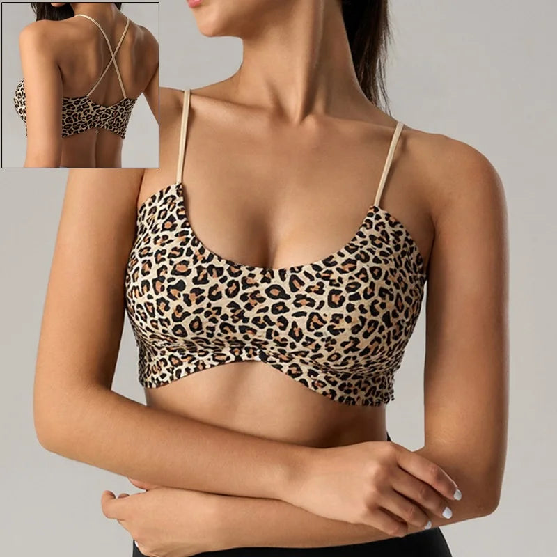 Women's Camouflage Sports Bra and Leggings Workout Set