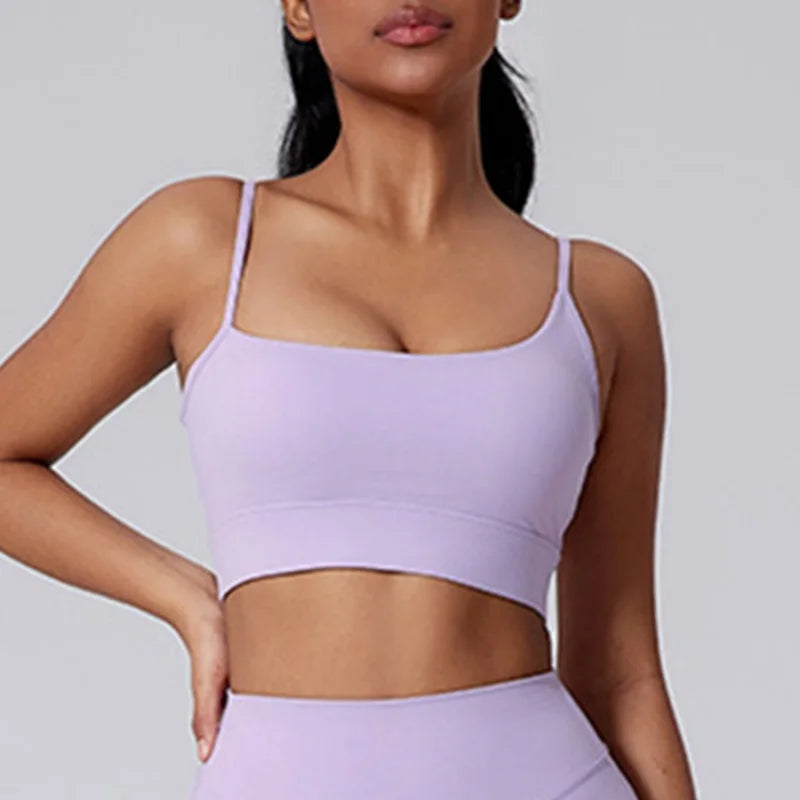 Women's Sports Bra and Shorts Workout Set