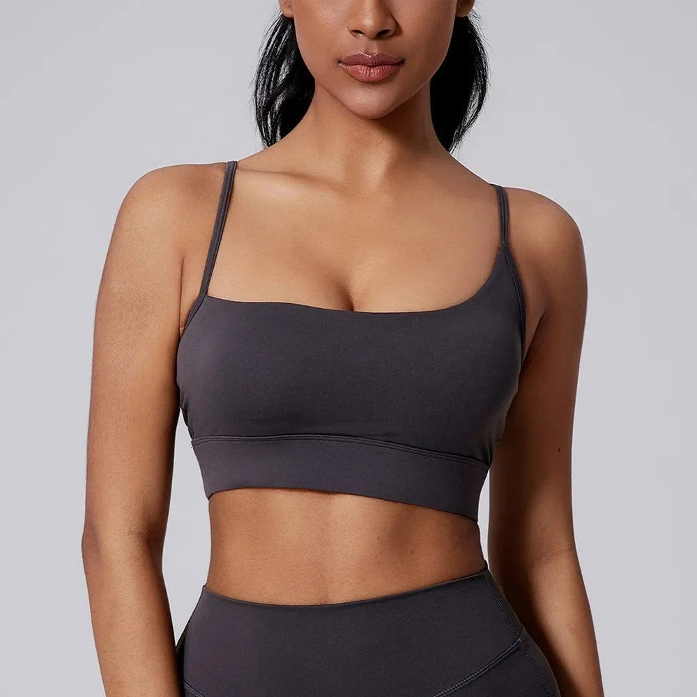 Women's Sports Bra and Shorts Workout Set