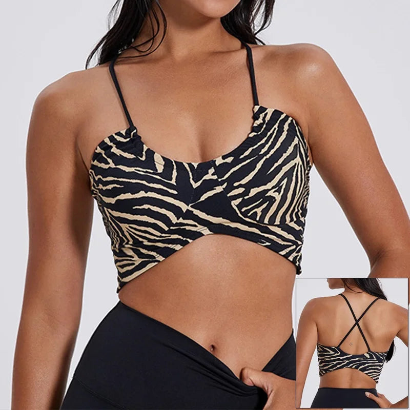 Women's Camouflage Sports Bra and Leggings Workout Set