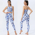 Women's Camouflage Sports Bra and Leggings Workout Set