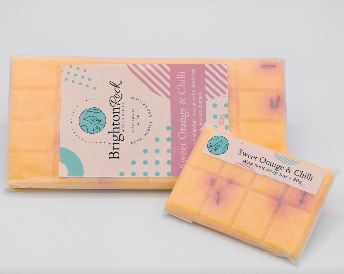 Sweet Orange & Chilli Wax Melt Snap Bar