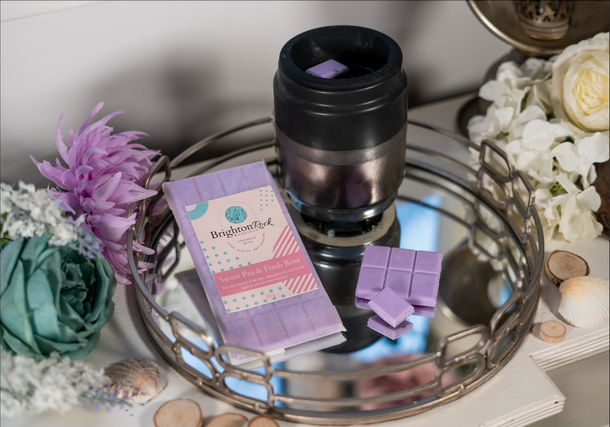 Sweet Pea & Fresh Rose Wax Melt Snap Bar