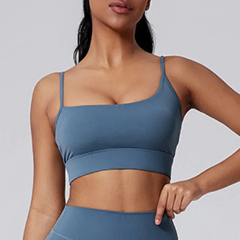 Women's Sports Bra and Shorts Workout Set