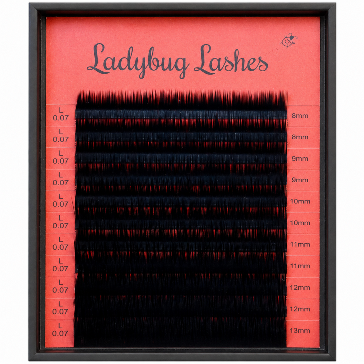 Platinum L Curl Volume Lashes 16 Row Mixed Tray