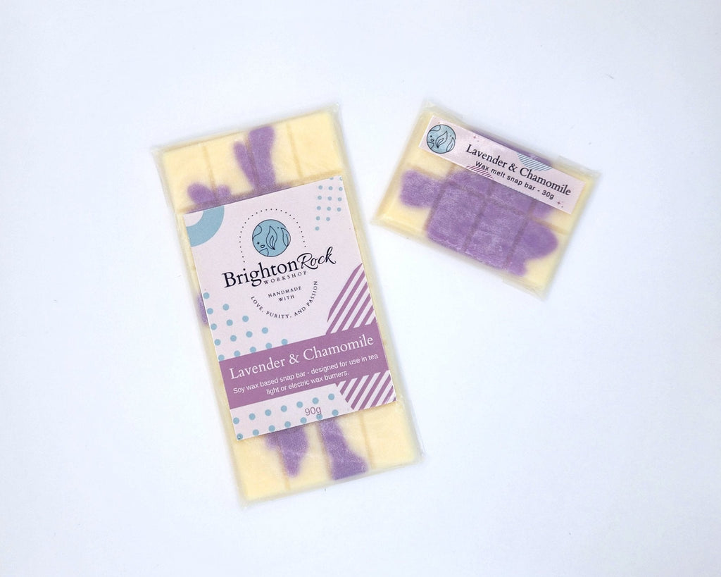 Chamomile, Lavender & Vanilla Wax Melt Snap Bar