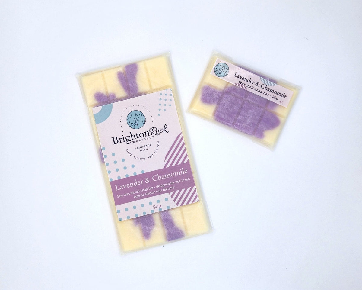 Chamomile, Lavender & Vanilla Wax Melt Snap Bar