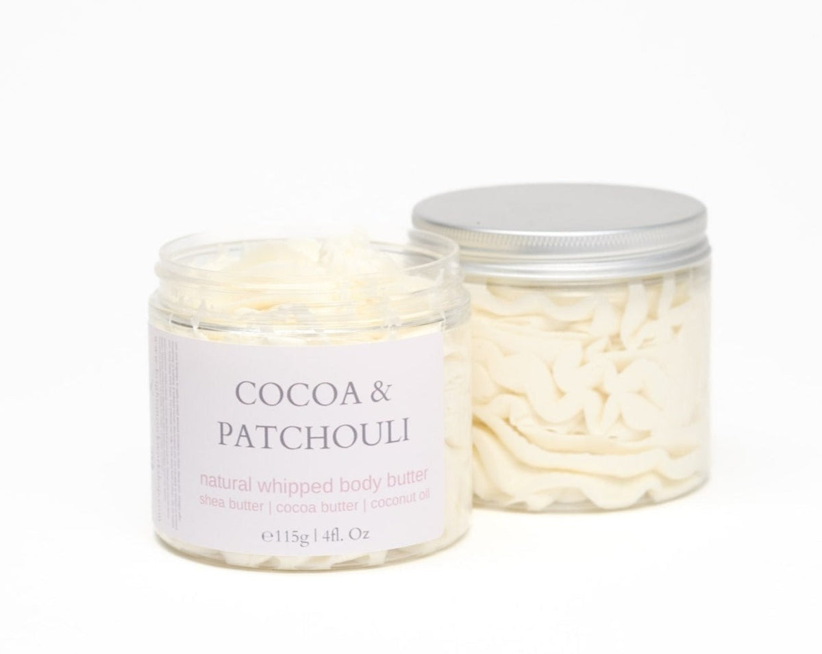 Cocoa & Patchouli Natural Whipped Body Butter