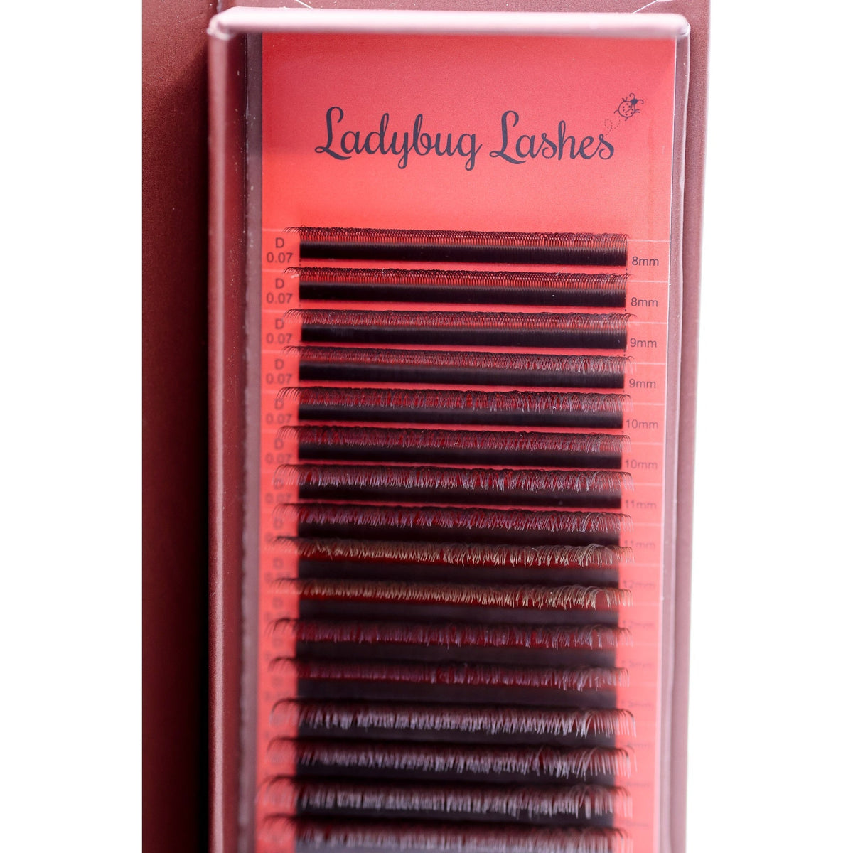 Brown YY Lash Single Length 16 Row Tray