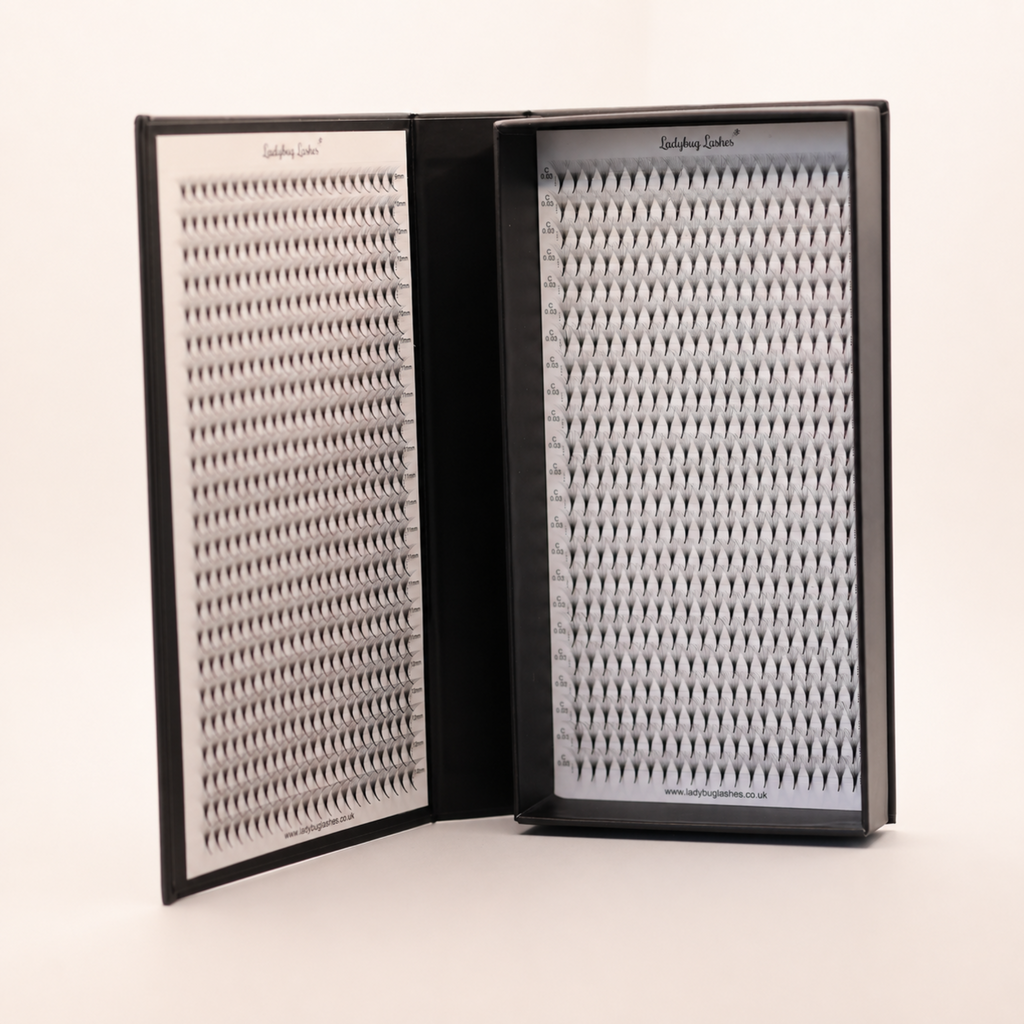 Platinum Ultra Black Promade Fan Book – 920 Fans | Single Lengths