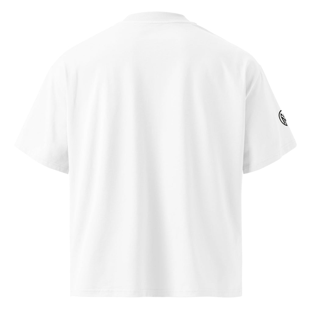 Samsara Star High Neck Tee, White