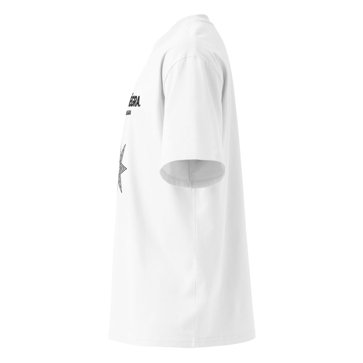 Samsara Star High Neck Tee, White