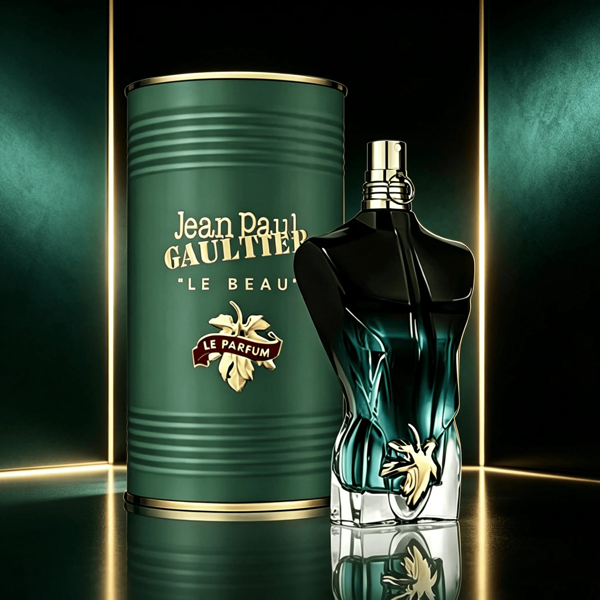 Jean Paul Gaultier Le Beau Unisex EDT Spray 100ml Long Lasting Fresh Woody Aquatic Fragrance Luxury Cologne Perfume Gift for Men Women Daily Party Holiday